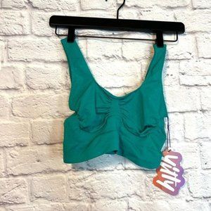 Yitty nearly naked shaping midi bra Size 1X /. 2X peacock color New with tag